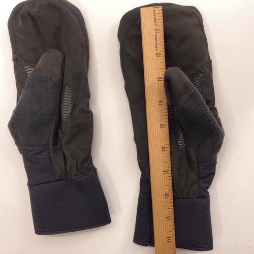 Craft size L 10 Black Winter Running Mittens - Picture 7 of 8