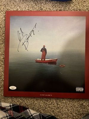 #ad #ad LIL YACHTY LIL BOAT MIXTAPE ALBUM MUSIC COVER AUTOGRAPHED SIGNED VINYL JSA COA $350.00