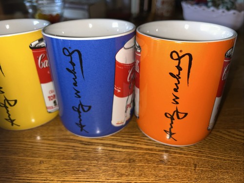 Andy Warhol Signatur Jumbo Campbells Suppentassen 16 Unzen Kaffee Pop Art (4) - Bild 5 von 10
