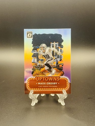 2024 Panini Donruss Optic Uptowns Maxx Crosby #22🔥SSP🔥CASE HIT🔥STUD🔥GRADE IT - Picture 7 of 9