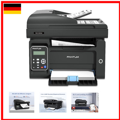 pantum m6550nw multifunktions-laserdrucker drucker, scanner, kopierer, netzwe...