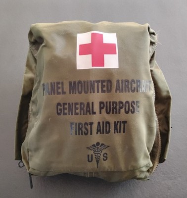 First-Aid Kit, Aircraft, Panel-Mounted (READ DESCRIPTION)