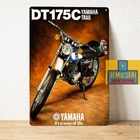 Yamaha DT175C Trail Metal Tin Sign 20x30cm Vintage Enduro Bike Poster