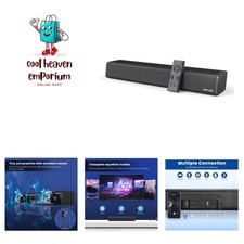 Stylish Bluetooth Soundbar - 50W Power, Multiple Inputs, Remote Controlled