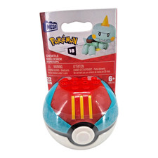 Pokemon Mega Construx Chewtle Poke Ball 22 Pieces Building Set