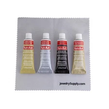 JewelrySupply Rub-N-Buff 4 Color Assortment w/ Premium Buffing Cloth