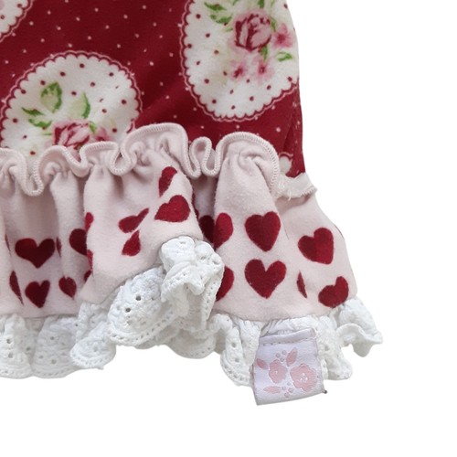 Sweet Honey Floral Nightgown & Bloomers Set Red Girls 5Y Christmas PJs Set - Picture 6 of 18