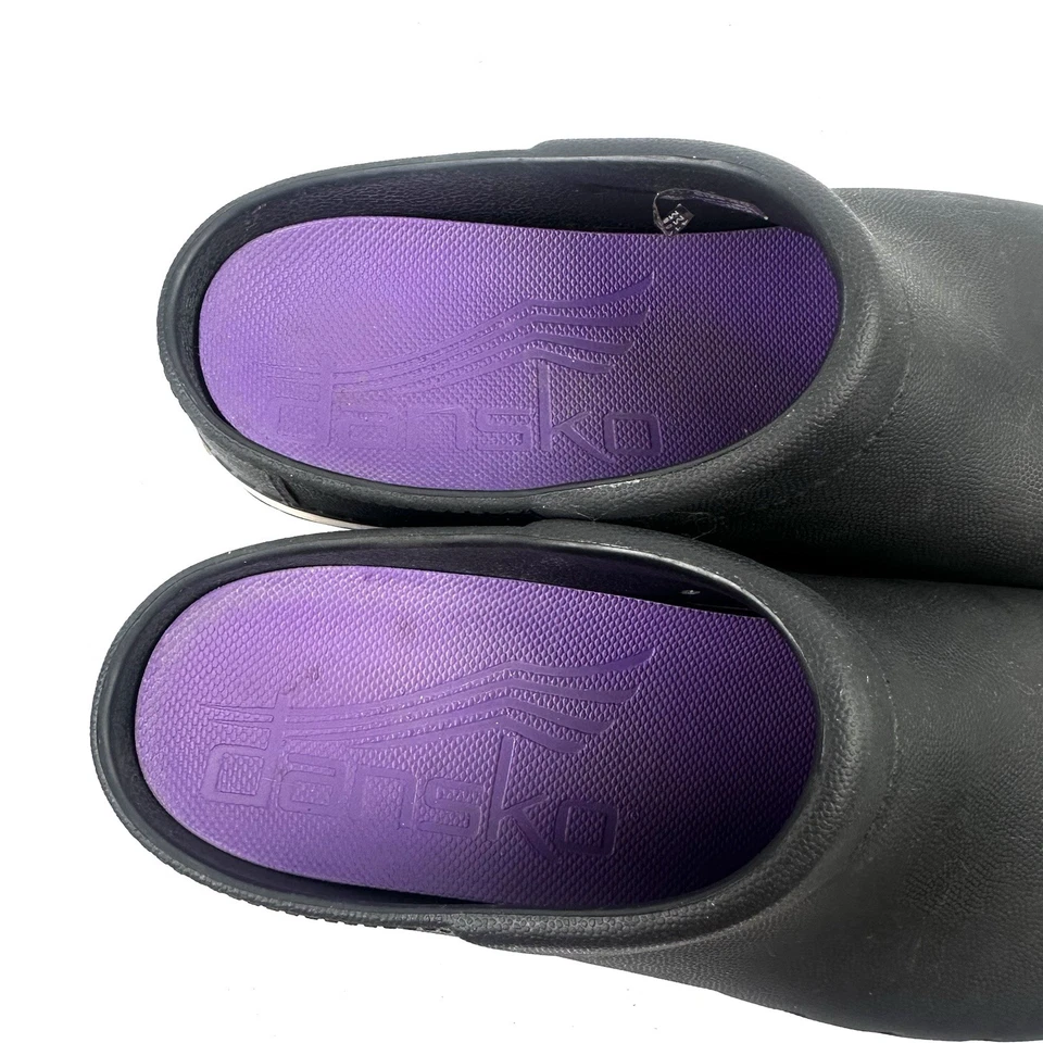 Сабо Dansko Kane 40 черные резиновые без шнуровки профессиональные рабочие водонепроницаемые - Изображение 2 из 4