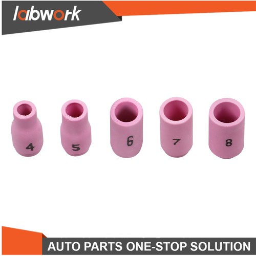 Labwork 49 Pcs TIG Welding Torch Stubby Gas Lens #10 Glass Cup for WP-17/18/26 - Picture 14 of 18