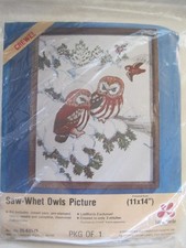 NEW Vintage LeeWards Crewel Embroidery Kit Sa...