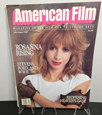 AMERICAN FILM July 1985 Rosanna Arquette Cover, Michael Cimino Barbara Corday