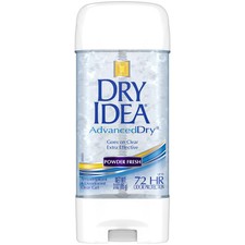 Dry Idea Advanced Antiperspirant Deodorant Gel Clear Powder Fresh 3oz