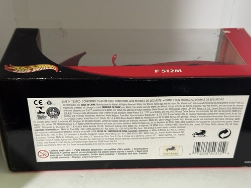 Hot Wheels Ferrari F512 M Passione Shell promo 1/24 new in box READ - Picture 8 of 8