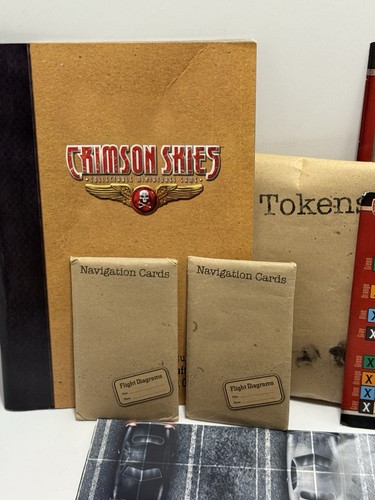 Crimson Skies Collectable Game Starter Set w/ Plane & Figures Miniatures - Picture 14 of 14