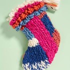 Anthropologie Brady Knit Christmas Stocking