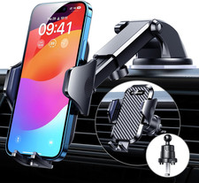 Car Dashboard Phone Holder Universal Powerful Suction Cup Mount, Dash Windshield