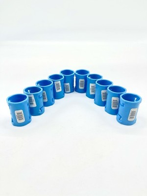 CARLON Lot of 10 3/4-inch ENT ''Smurf'' Couplings - A240E - NEW