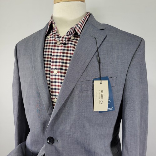Kenneth Cole Reaction Men's Sport Coat Blazer Two Button Techni-Cole 42S NEW - Picture 9 of 17