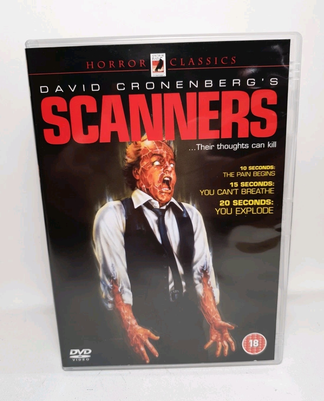 Scanners DVD 1981 David Cronenberg Film Uk Dvd