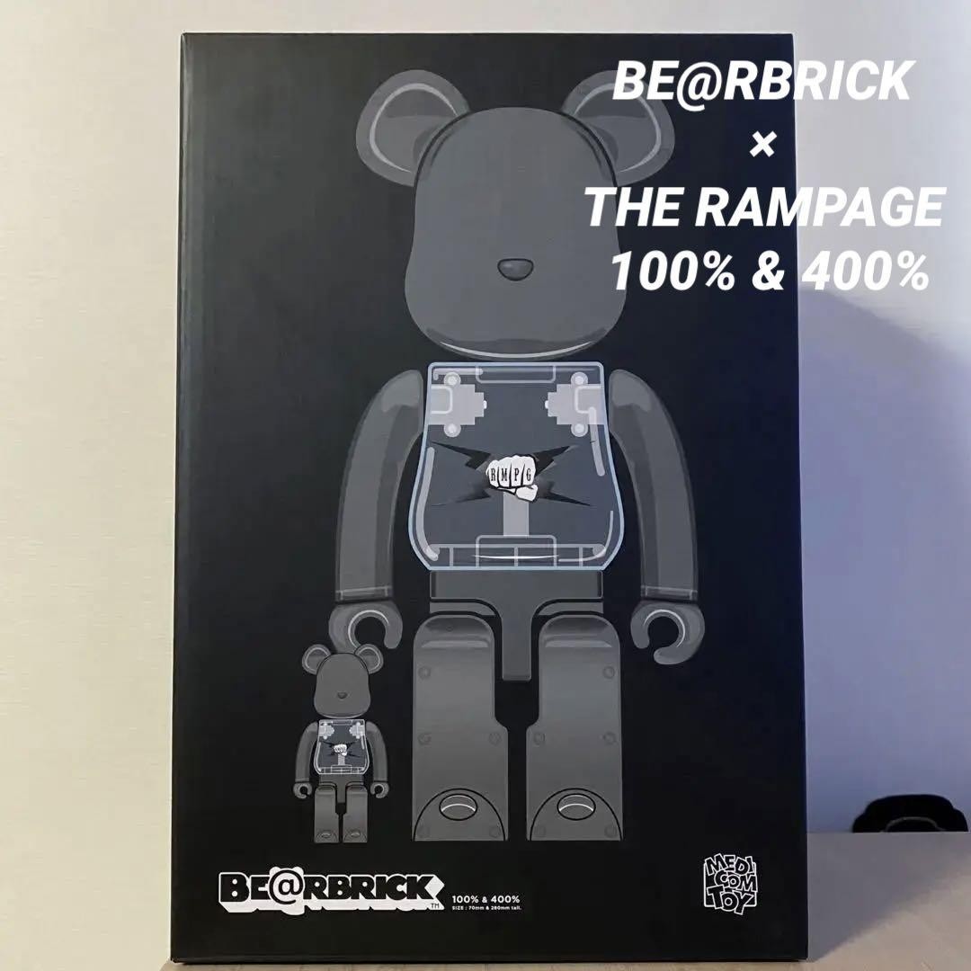 ✨️完売✨☺️新品★BE@RBRICK×THE RAMPAGE100%&400% BE@RBRICK × THE RAMPAGE 100% & 400%