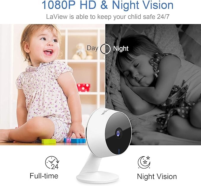 LaView F1 Security Camera 4 PACK 1080P (LV-PWF-1-4PK) - White