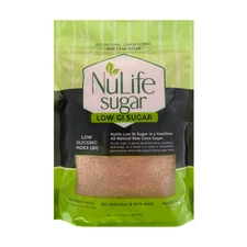 NuLife Low GI Sugar, 1 Pound Bag, All-Natural Sweetener Made from Raw Sugar Cane