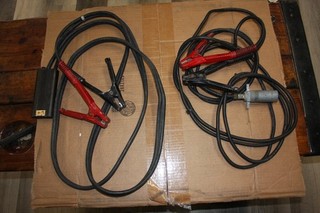 2 sets of Aviation jumper cables Cole Hersee for piper and a set for Cessna