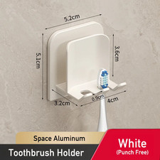Automatic Toothpaste Dispenser Dental Cream Bathroom Wall Mounted Punch Free Laz