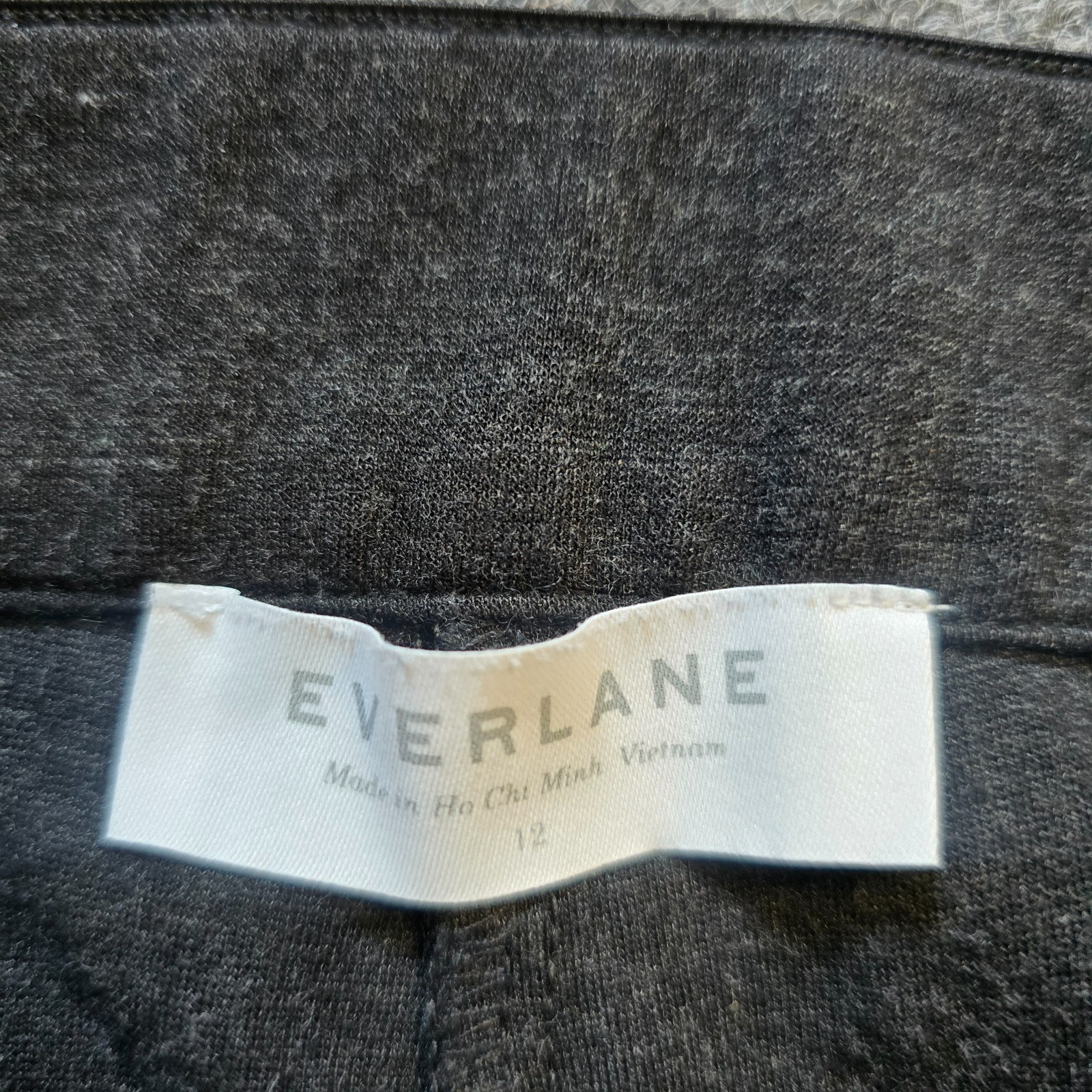 Everlane Pants Womens Size 12 Gray Fitted Stretch… - image 4