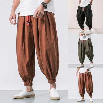Lockere Haremshose Jogger-Stil für lässige Outdoor-Aktivitäten für Herren alle Jahreszeiten