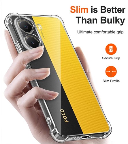 iVoler Cover for Xiaomi Poco X7 PRO 5G Transparent Shockproof Case for - Picture 16 of 24