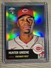 2022 Topps Chrome Platinum Anniversary Hunter Greene Chrome Refractor #77 Rookie