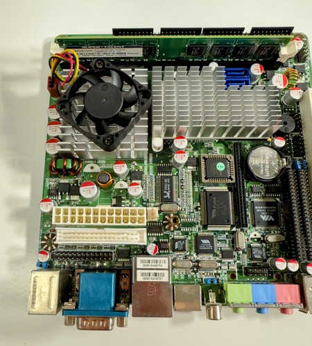 Placa madre Jetway 7F2WE1GS-OC-LF 1 GB RAM *PROBADA* SIN escudo de E/S VIA C7 IDE 1 GHZ - Imagen 6 de 12