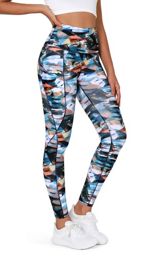 Women's High Waisted Full Length Yoga Leggings with Pockets, 28" Inseam Tummy...