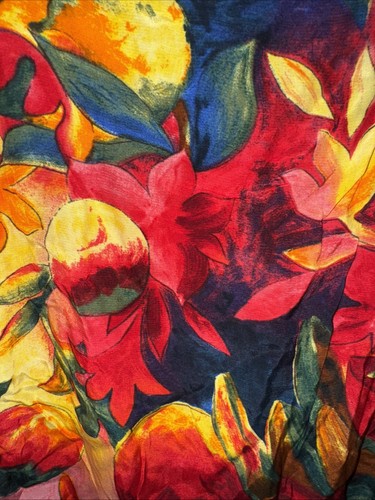 GOTTEX FLORAL MULTICOLOR SARONG WRAP COVER UP SZ - SMALL - Picture 2 of 6