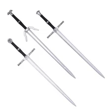 Medieval Practice Foam Sword LARP Cosplay Prop Replica, Fantasy Training Sword
