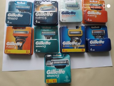 Gillette Klingen 8 Patronen Packung 100% Original Nagelneu Versiegelt