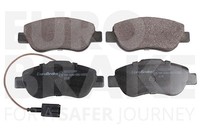 Eurobrake BremsbeläGe BremsklöTze FüR Fiat 500 C 312_ 1.2 1.3 D Multijet