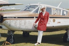 Old Large Photo Of Sheila Scott British Female Aviation Pioneer c1960s 4