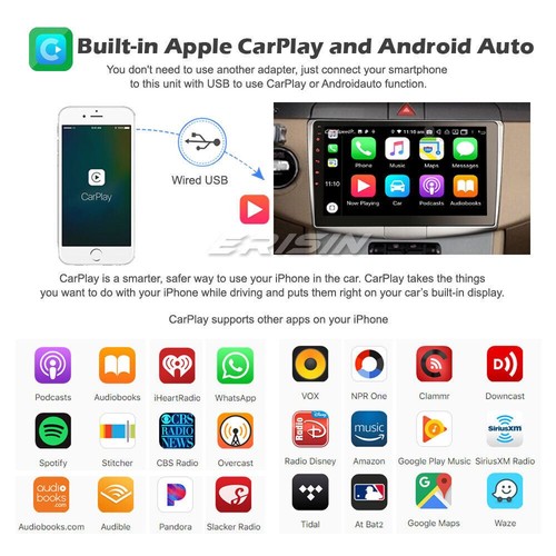 10,1" DSP 8-Core Carplay DAB+ 4G Android 14 GPS Autoradio für VW Passat CC B6 B7 - Bild 5 von 13