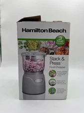 Hamilton Beach 72850 Stack & Press™ 3 Cup Chopper ( Silver)
