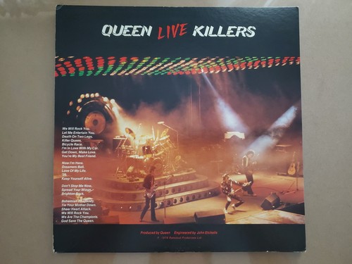 QUEEN "LIVE KILLERS" RARE COLOR WAX VERSION VINYL LP FROM JAPAN NEAR MINT - Picture 2 of 11