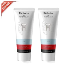 Fluoride-Free Total Restorative Toothpaste Pack of 2 - Natural Mint Whitening