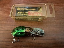 STORM PRE RAPALA BUG PLUG AK122 Metallic Green Back in CORRECT BOX w Paperwork