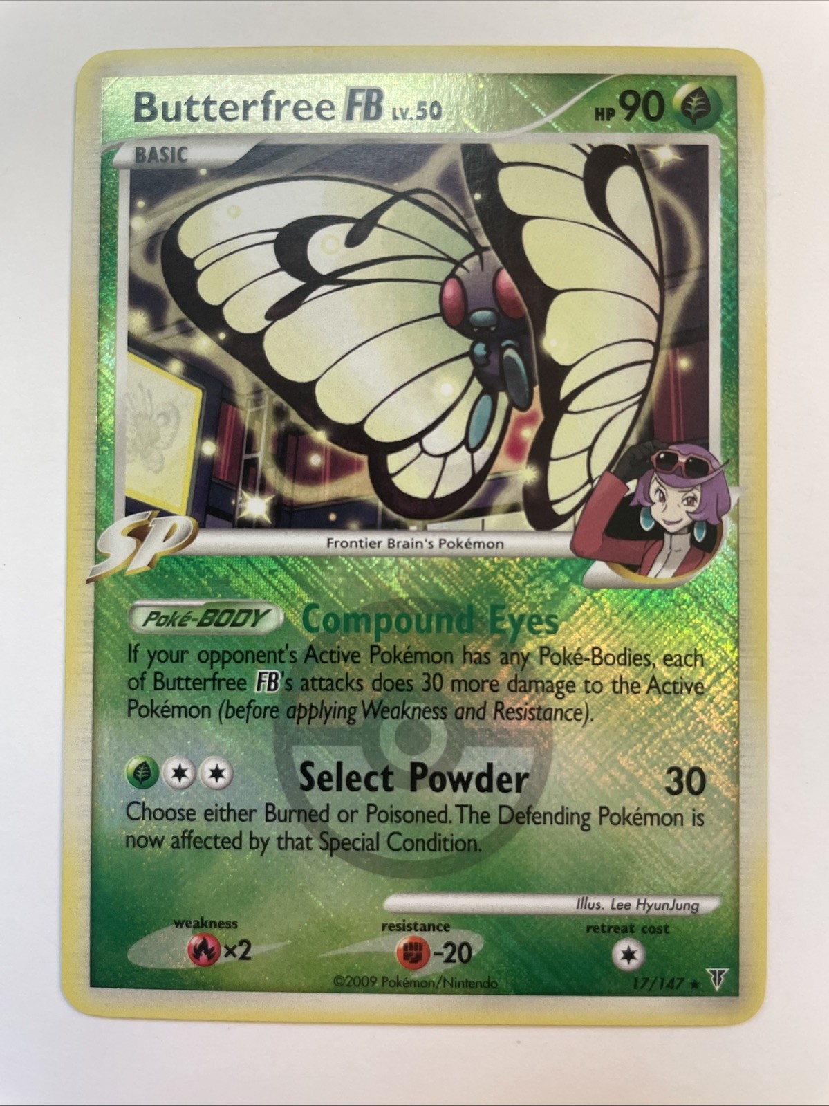 Butterfree FB 17/147 -  Supreme Victors Reverse Holo (NM)