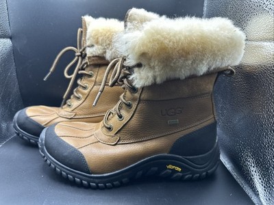 UGG Adirondack II Australia Women's Snow Leather Boots Brown Size: 9.5