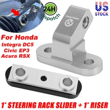 For Honda Acura RSX EP3 Civic EM2 Steering Rack Slider Riser Raiser Tie Rod Kit