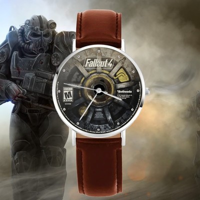 Fallout 4 Disc Art Engraved Wristwatch