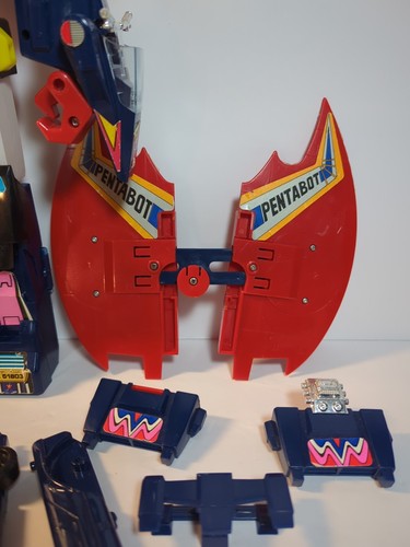 Pentabot Diecast Metal 6 in 1 Robot Toy Royal Condor Toys 1985 Read Description - Picture 5 of 13