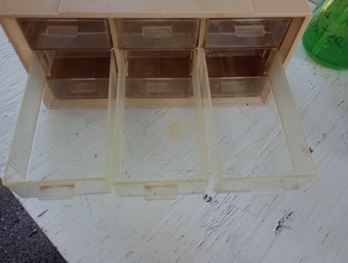 Vintage Akro-Mils Kleinteileschrank mit 9 Schubladen Kunststoff - Bild 8 von 13